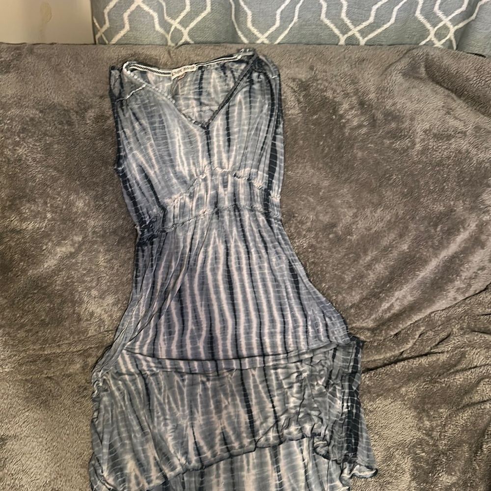 Knox Rose long tie dye blue maxi dress